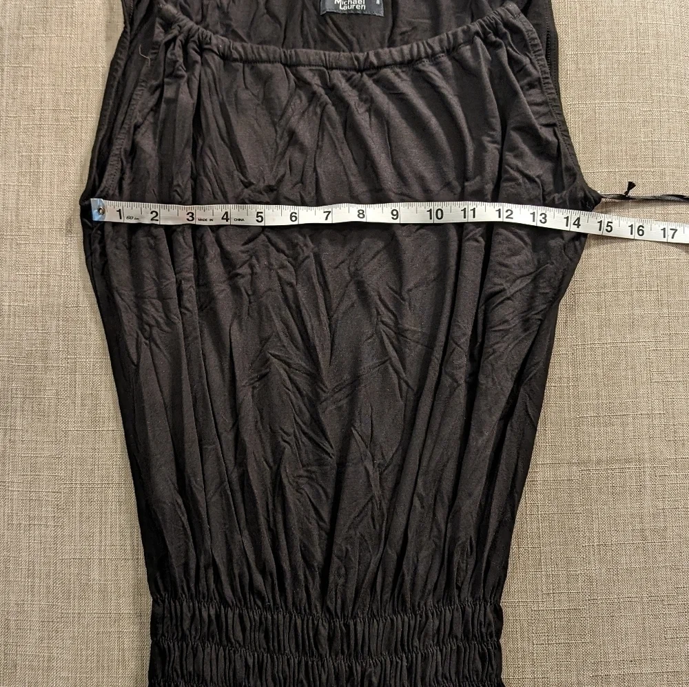 Kenmore‎ black tank dress with smocked waist sz M - Picture 3 of 6